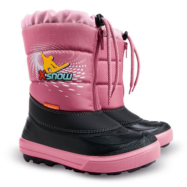 DEMAR - Dětská zimní obuv KENNY 2 1532 NB X-SNOW růžová