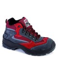 DEMAR - Pánské pracovní boty kotníkové 9003 B S1 SRC 6043 červené